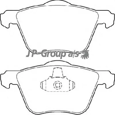 Комплект тормозных колодок, дисковый тормоз QH JP GROUP купить