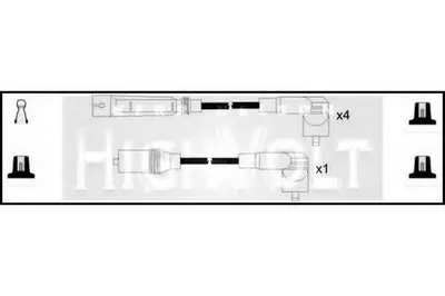 Комплект проводов зажигания HighVolt STANDARD купить