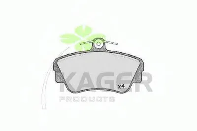 Комплект тормозных колодок, дисковый тормоз KAGER купить