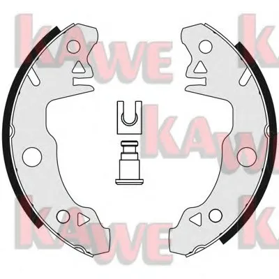 Комплект тормозных колодок KAWE купить