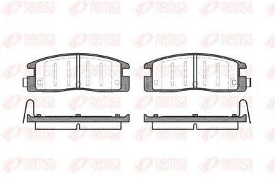 Комплект тормозных колодок, дисковый тормоз KAWE купить