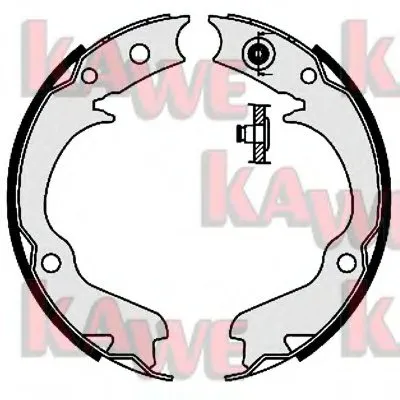 Комплект тормозных колодок, стояночная тормозная система KAWE купить