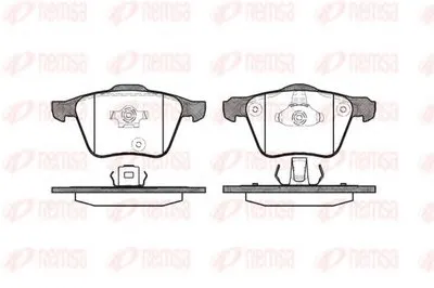 Комплект тормозных колодок, дисковый тормоз KAWE купить