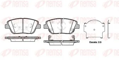 Комплект тормозных колодок, дисковый тормоз KAWE купить