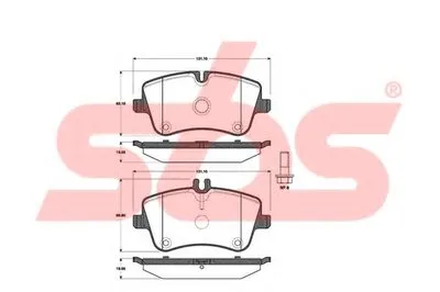 Комплект тормозных колодок, дисковый тормоз sbs купить