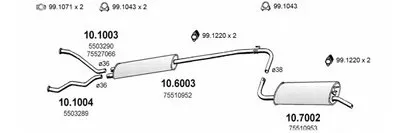 Система выпуска ОГ ASSO купить