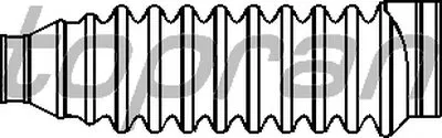 Пыльник, рулевое управление TOPRAN купить