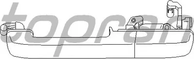 Ручка двери TOPRAN купить