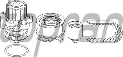 Водяной насос + комплект зубчатого ремня TOPRAN купить