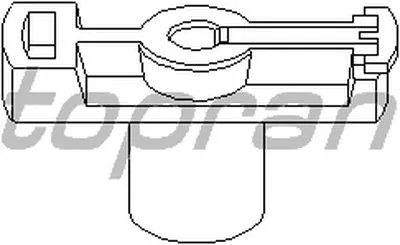 Бегунок распределителя зажигания TOPRAN купить