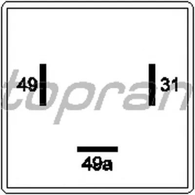 Реле аварийной световой сигнализация TOPRAN купить