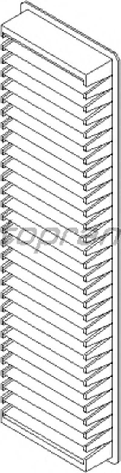 Фильтр, воздух во внутренном пространстве TOPRAN купить