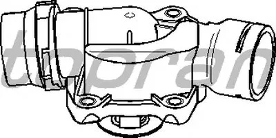 Термостат, охлаждающая жидкость TOPRAN купить