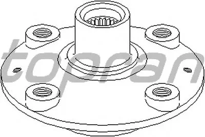 ? колесн. ступицы = TOPRAN купить