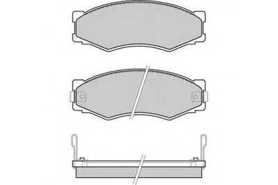 Комплект тормозных колодок, дисковый тормоз E.T.F. купить