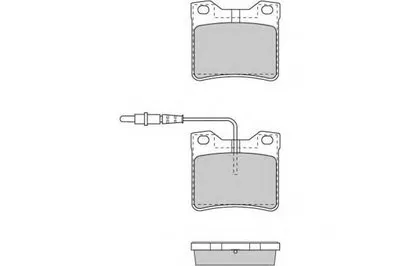 Комплект тормозных колодок, дисковый тормоз E.T.F. купить