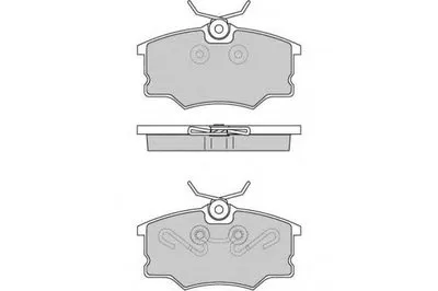 Комплект тормозных колодок, дисковый тормоз E.T.F. купить