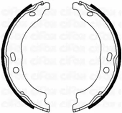 Комплект тормозных колодок, стояночная тормозная система CIFAM купить