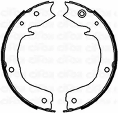 Комплект тормозных колодок, стояночная тормозная система CIFAM купить