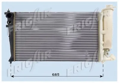 Радиатор, охлаждение двигателя FRIGAIR купить