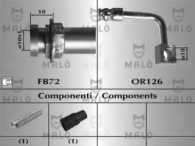 Тормозной шланг MALÒ купить
