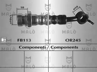 Тормозной шланг MALÒ купить