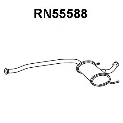 Средний глушитель выхлопных газов VENEPORTE купить