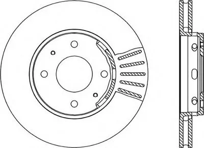 Тормозной диск RADIANCE OPEN PARTS купить