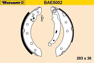 Комплект тормозных колодок BARUM купить