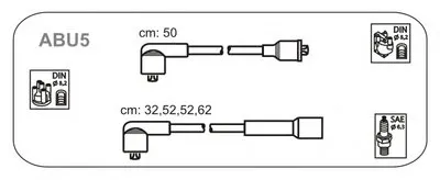 Комплект проводов зажигания JANMOR купить