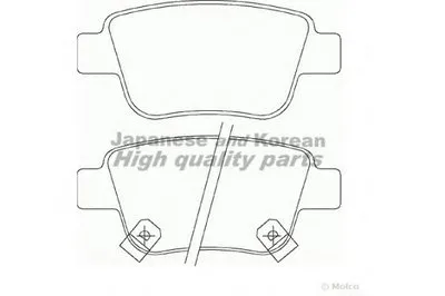 Комплект тормозных колодок, дисковый тормоз ASHUKI купить