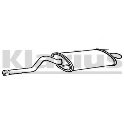 Глушитель выхлопных газов конечный KLARIUS купить