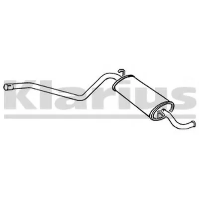 Глушитель выхлопных газов конечный KLARIUS купить