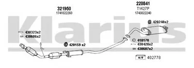 Система выпуска ОГ KLARIUS купить