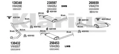 Система выпуска ОГ KLARIUS купить
