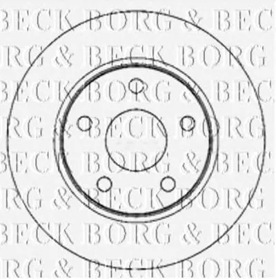 Тормозной диск BORG & BECK купить