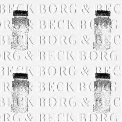 Комплектующие, колодки дискового тормоза BORG & BECK купить