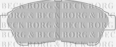 Комплект тормозных колодок, дисковый тормоз BORG & BECK купить