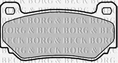 Комплект тормозных колодок, дисковый тормоз BORG & BECK купить