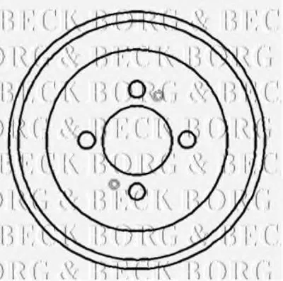 Тормозной барабан BORG & BECK купить