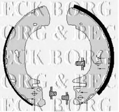 Комплект тормозных колодок BORG & BECK купить