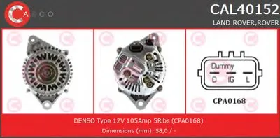 Генератор BRAND NEW SERIES CASCO купить