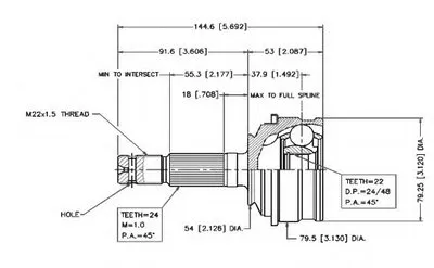Шарнирный комплект, приводной вал VEMA купить