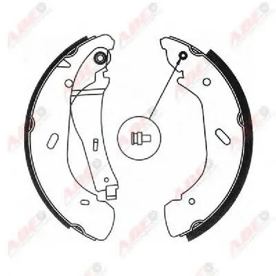 Комплект тормозных колодок ABE купить