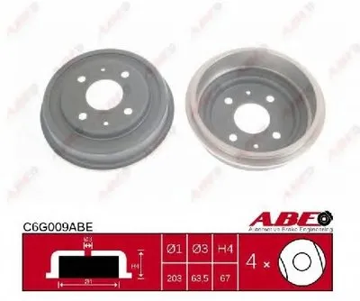 Тормозной барабан ABE купить