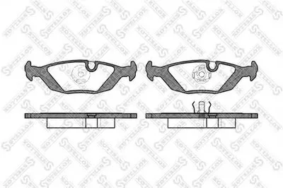 Комплект тормозных колодок, дисковый тормоз STELLOX купить