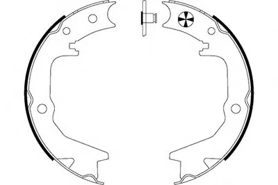 Комплект тормозных колодок, стояночная тормозная система HELLA PAGID купить