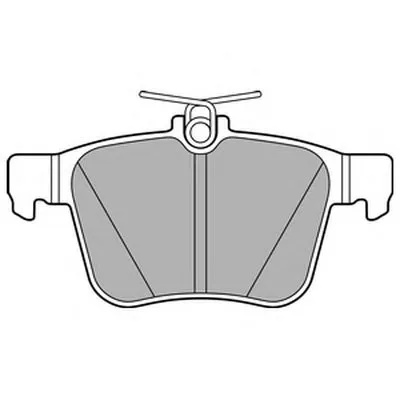Комплект тормозных колодок, дисковый тормоз DELPHI купить