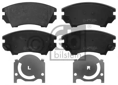 Комплект тормозных колодок, дисковый тормоз FEBI BILSTEIN купить