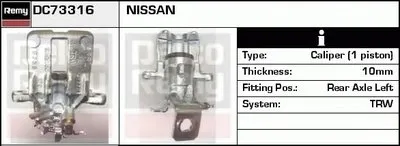 Тормозной суппорт Remanufactured REMY (Multiline) DELCO REMY купить
